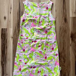 Lilly Pulitzer Originals Frisky Business Alligator Gator Shift Dress
